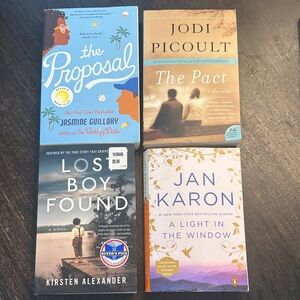 Set of Four Fiction Books